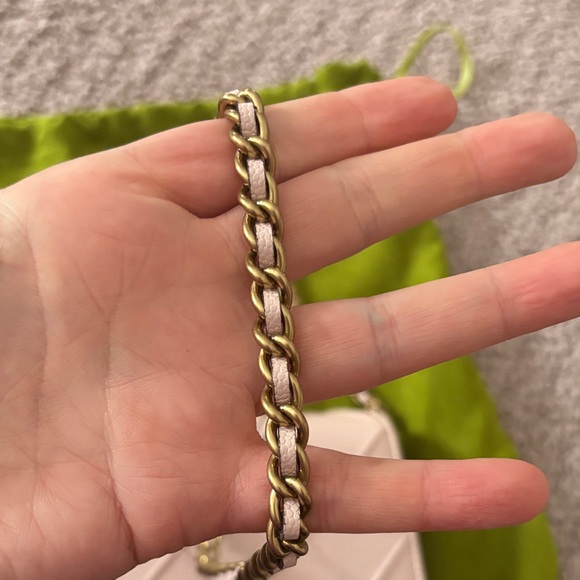 Tory Burch Fleming Soft Grained Wallet Chain Bag like 🆕 - Picture 8 of 11